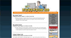 Desktop Screenshot of newsfromme.com