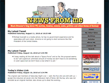 Tablet Screenshot of newsfromme.com